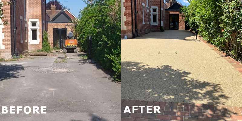 Resin bound drives or resin bonded driveways Resin driveways